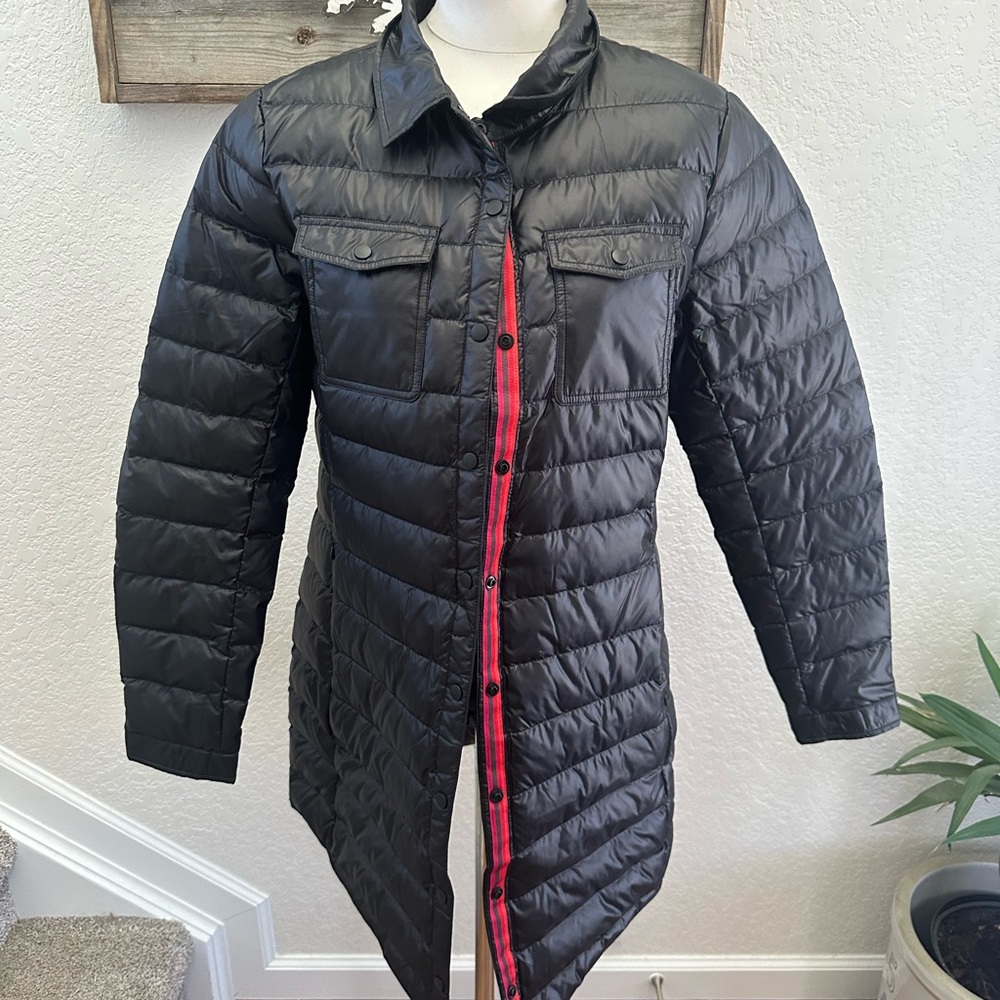 Krimson Klover Annie Long Shacket Lightweight Quilted Women's‎ Puffer Coat M NWT